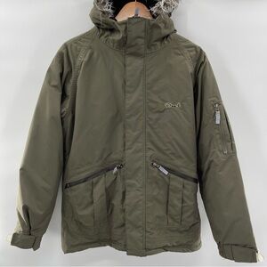 Dub Field Series Weathergear Army Green Ski Snowboard Snow Jacket Size Medium